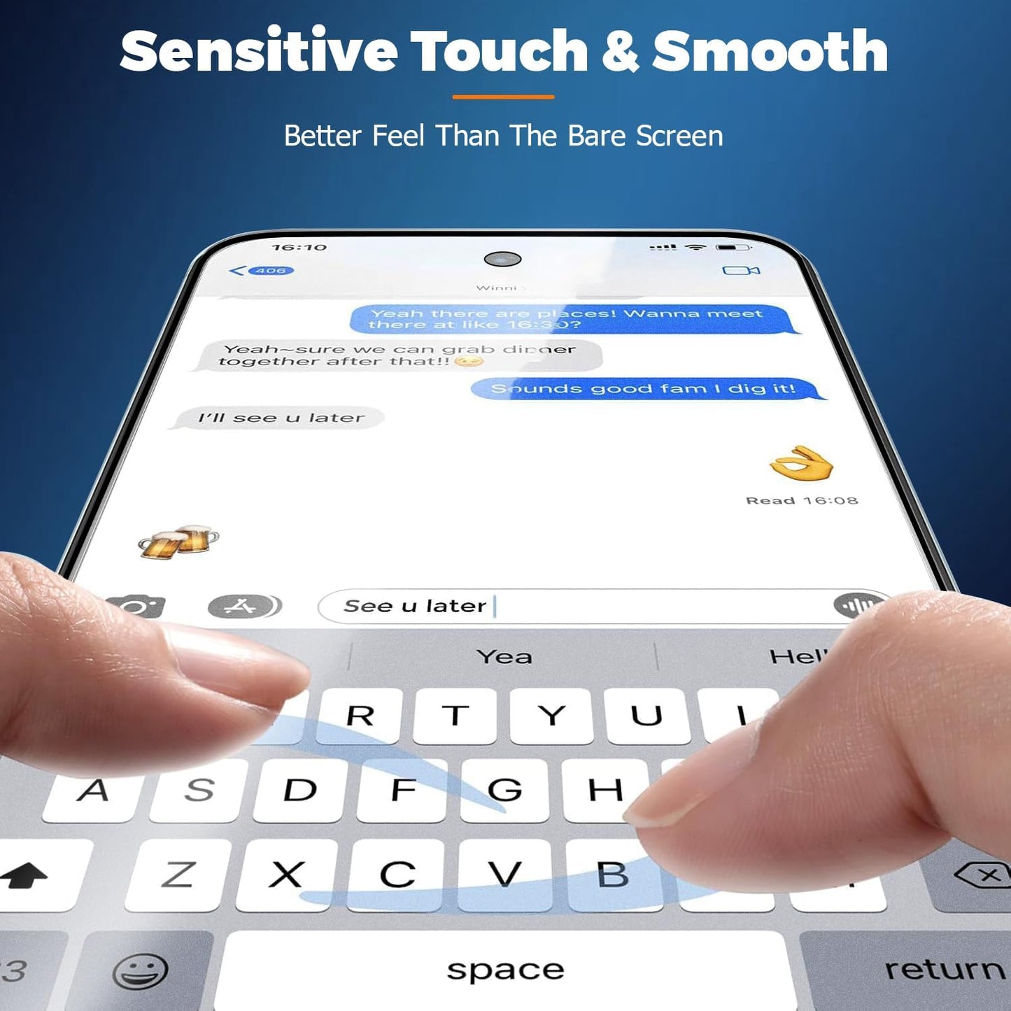 [4Pack] Screen Protector For Galaxy S25 Ultra [Tempered Glass] [Japan Glass with 9H Hardness] Fingerprint unlock with installation frame HD clear Screen Protector