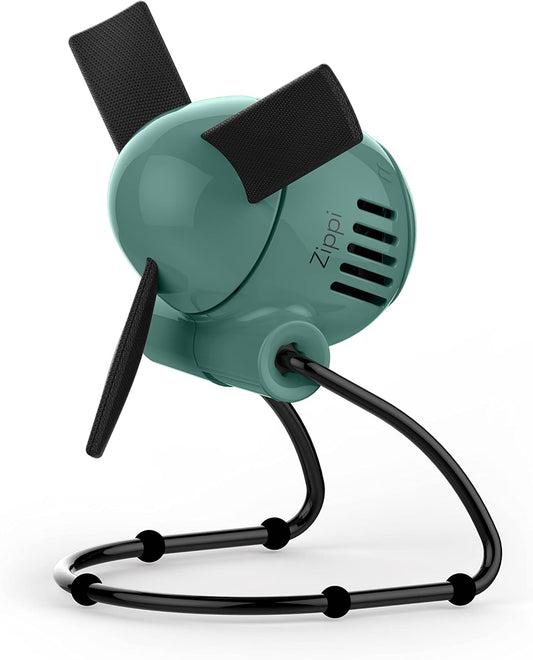 Vornado Zippi Small Personal Fan, Foldable Cooling for Desk, 2 Speed Settings, Soft Nylon Blades, Directable Airflow, Compact Design, Perfect Fan for Office and Bedroom, Multiple Color Options, Green