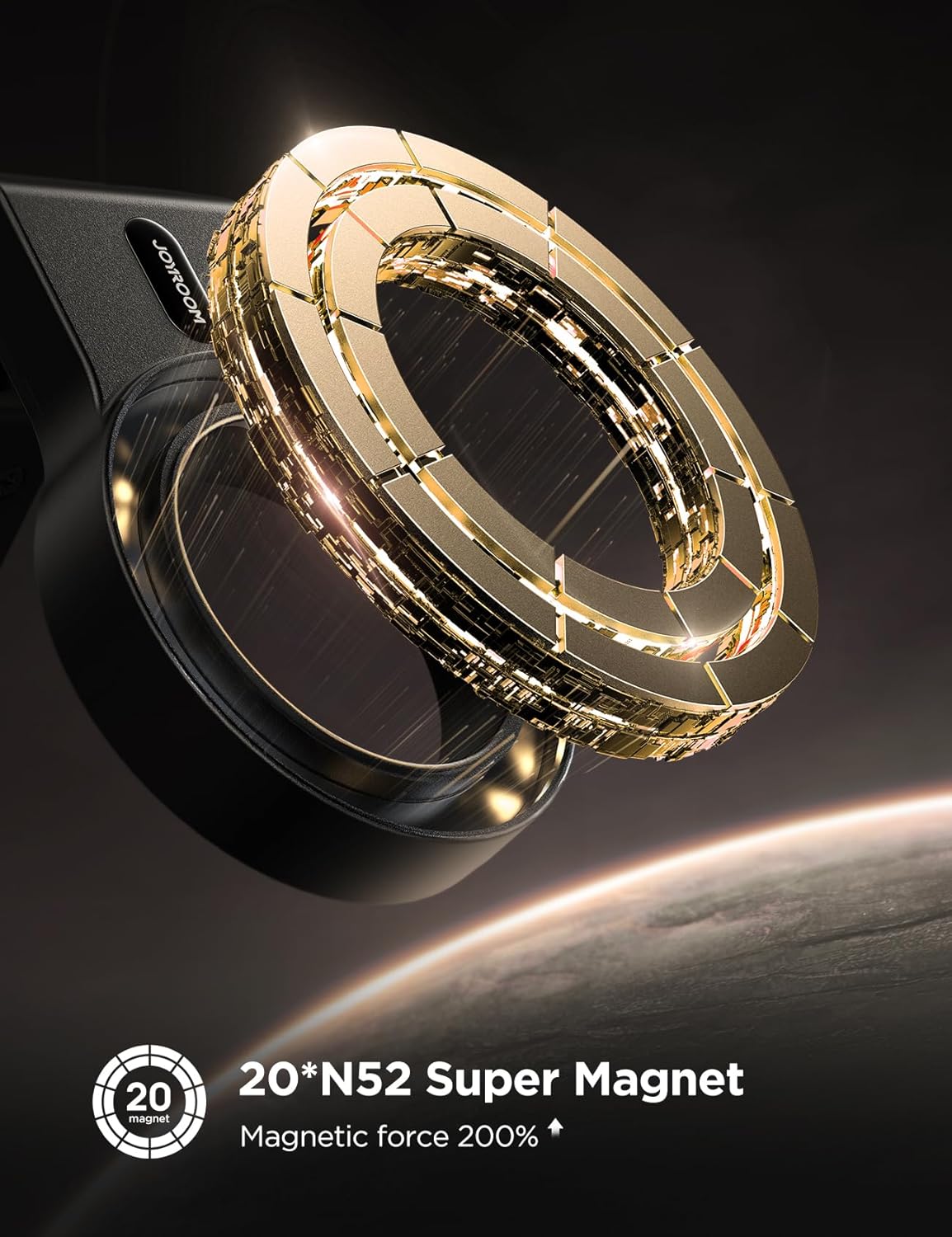 JOYROOM for Magsafe Airplane Phone Holder Travel Essentials,【Unlimited Scenery】 Hands-Free Plane Phone Holder, Airplane Travel Accessories for iPhone 16 Pro Max & Magsafe Case