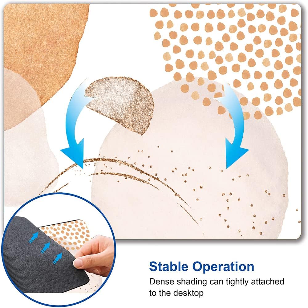 Mouse Pad, Modern Abstract Art Mouse Pad, Waterproof Mouse Mat Square Mousepad Non-Slip Rubber Base Mouse Pads for Office Laptop