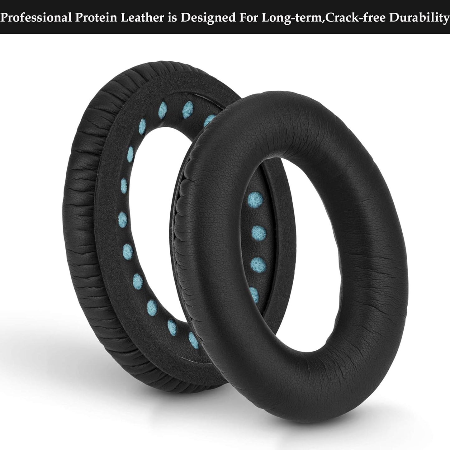 Replacement Earpads Compatible for Bose QuietComfort QC2,QuietComfort 15 QC15,QuietComfort QC25,QuietComfort QC35,Bose AE2,AE2i,AE2w,SoundTrue, SoundLink (Around-Ear) Headphone (Black)