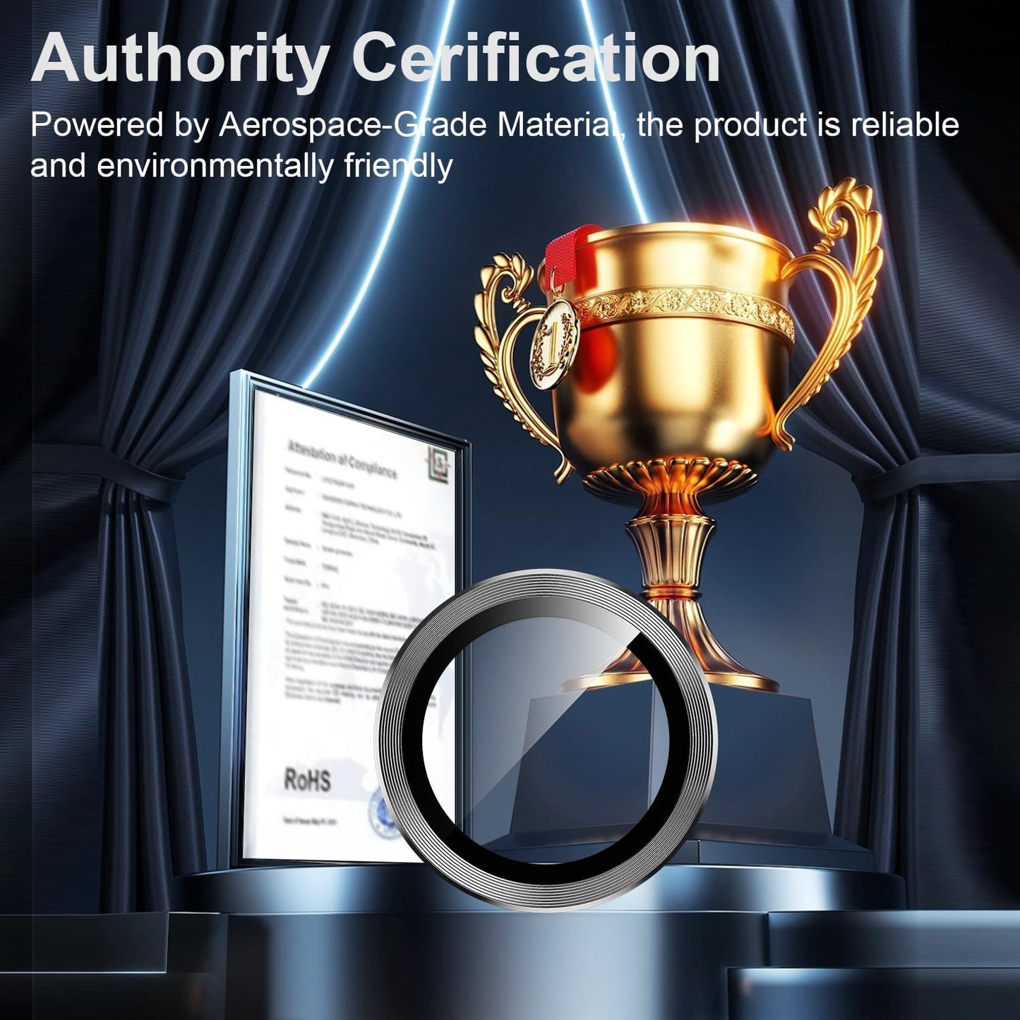 Korecase for Galaxy S25 Camera Lens Protector, 9H Tempered Glass Anti Scratch Camera Screen Protector Shockproof Film Shcokproof Metal Ring Lens Protecor for Galaxy S25,Colorful