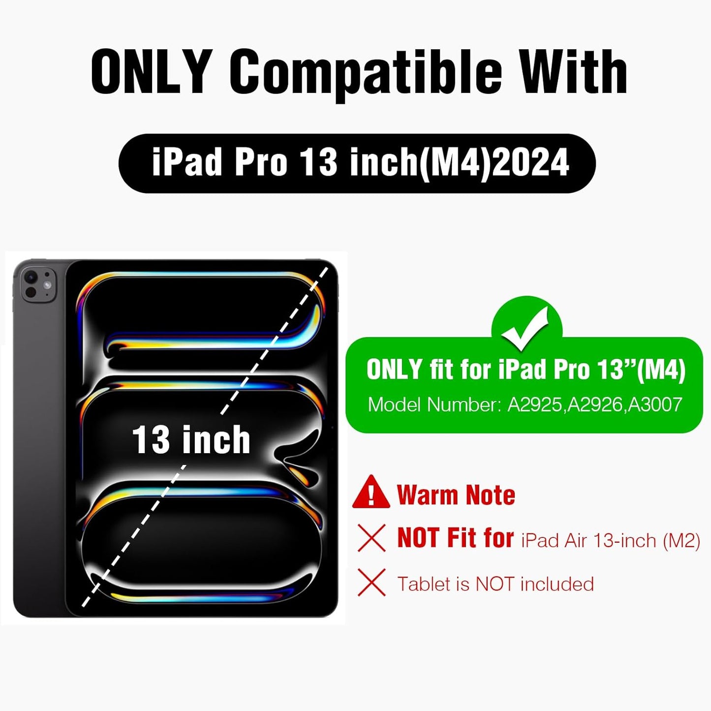 Nillkin for iPad Pro 13 Inch Magic Keyboard Case(2024, M4), iPad Pro 13 Keyboard Case with Stand-Slide Camera Cover, Backlit Keyboard Cover with Pencil Holder & Touchpad, Removable Magnetic Case