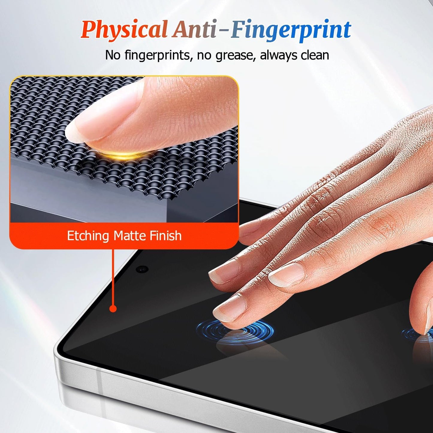 3 Pack Galaxy S25 Ultra Privacy Anti spy Screen Protector, ,9H Hardness Tempered Glass,Anti-Glare Anti-Scratch, Smooth and Responsive Absolute, No Bubbles,High Definition Clear,With Installation Frame