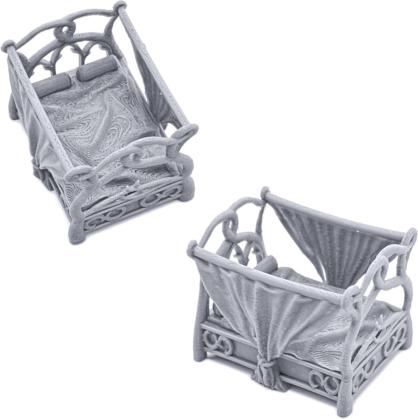 EnderToys Elegant Furniture by Printable Scenery, 3D Printed Tabletop RPG Scenery and Wargame Terrain 28mm Miniatures