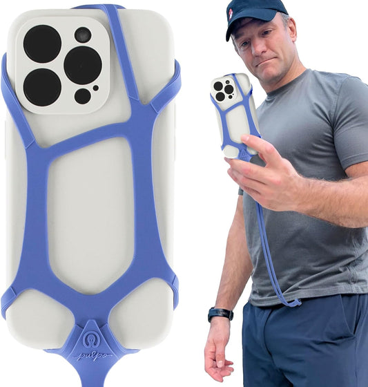 Pulpo Safety Cell Phone Lanyard Lavender Fits Smartphones 6.1" to 6.8” - Anti Theft Phone Strap for Men & Women, Lanyards for Phones, Hiking Phone Holder & Cellphone Lanyard, Silicone Crossbody Straps