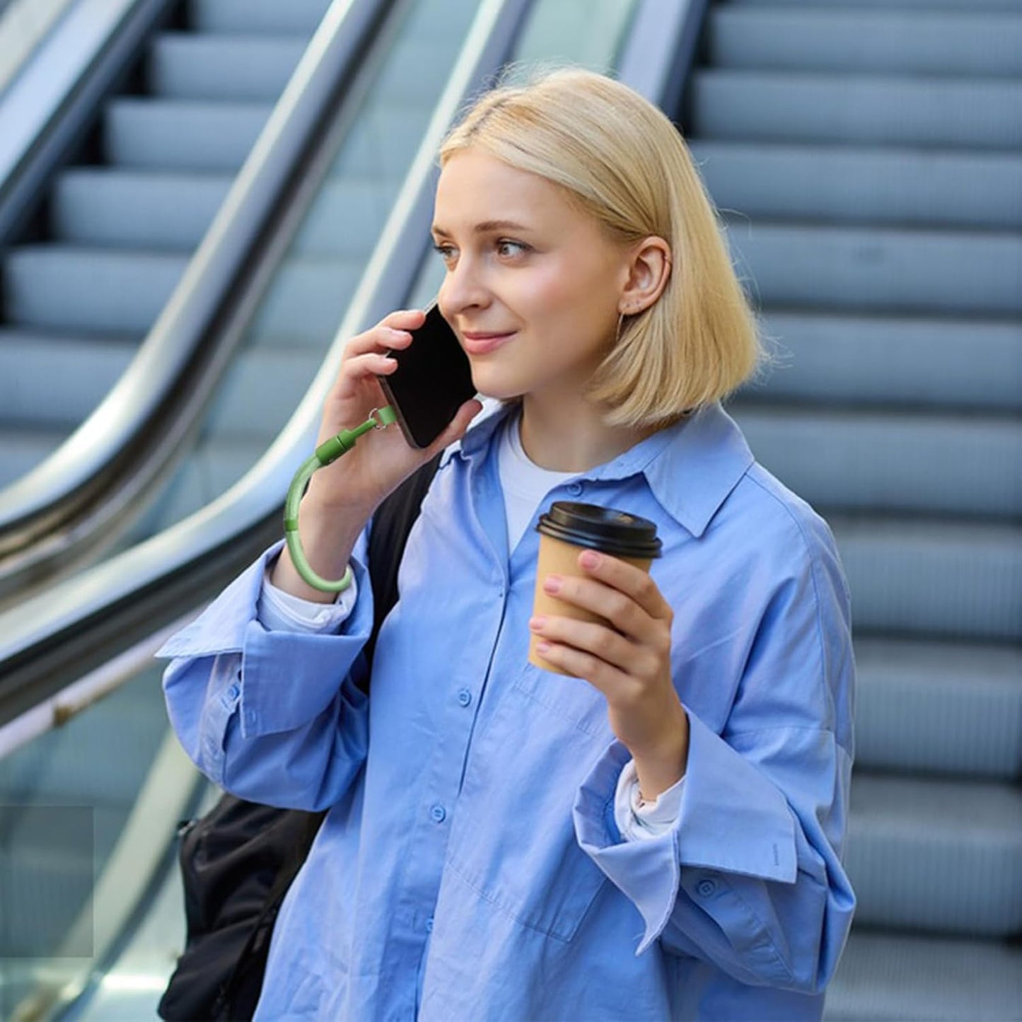 3 Pack Phone Lanyard,1×Phone crossbody strap,1×Phone Neck Strap,1×Wrist Strap,3×Tether Tabs,Universal Cell Phone Multifuctional Patch Polyester Lanyards(Green)