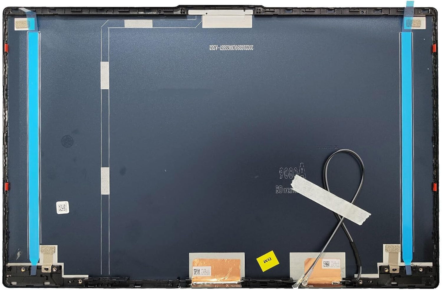 Replacement Laptop LCD Cover Back Rear Top Lid Hinges Front Bezel for Lenovo ideapad 5 15IIL05 15ARE05 15ITL05 5-15IIL05 5-15ARE05 5-15ITL05 5-15ALC05 5CB0X56073 5CB0Z31048 (Dark Blue)