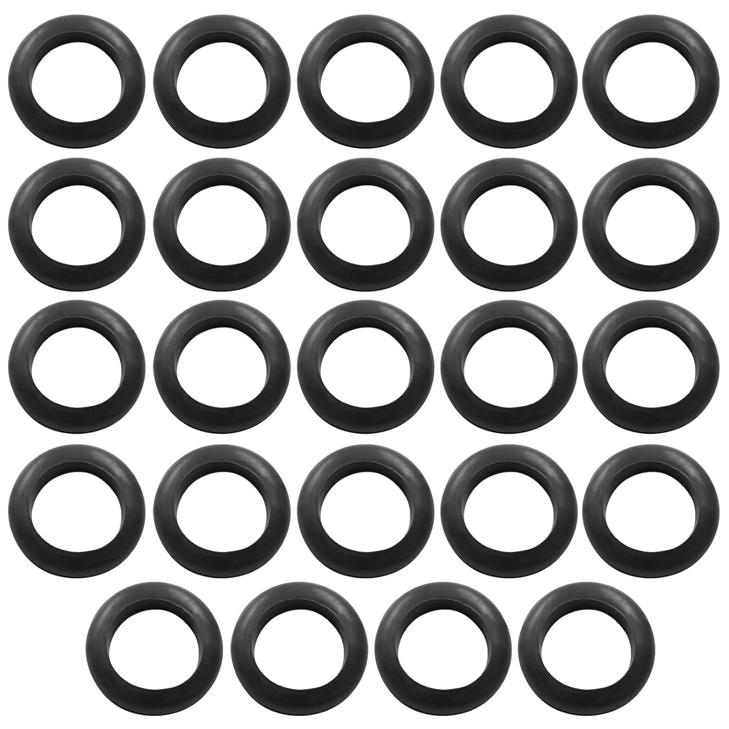 24 Pcs Rubber Grommets, 0.98" Inside Diameter 1" Drill Hole Rubber Wire Grommets O Ring Grommets for Wire, Firewall, Cables, Plugs, Automotive