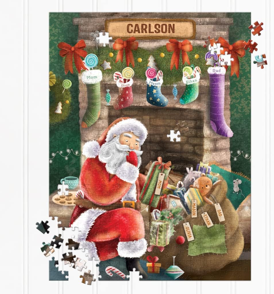 Our Family’s Night Before Christmas Personalized Puzzle - 500 Pieces - I See Me!