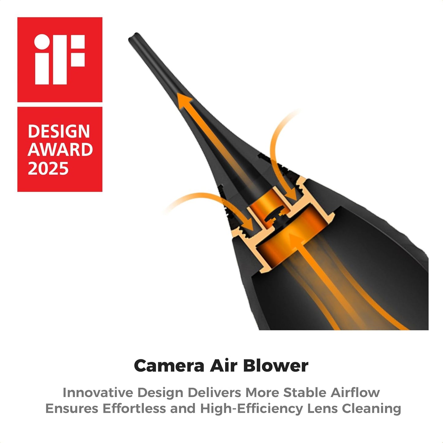 K&F CONCEPT 10-in-1 Camera Lens Cleaning Kit for DSLR Camera Lens Filter Cell Phones with Advanced Silicone Air Blower*1+Short Nozzle*1+Long Nozzle*1+Cleaning Cloth*6+Cleaning Pen*1+15ML Cleaner*1