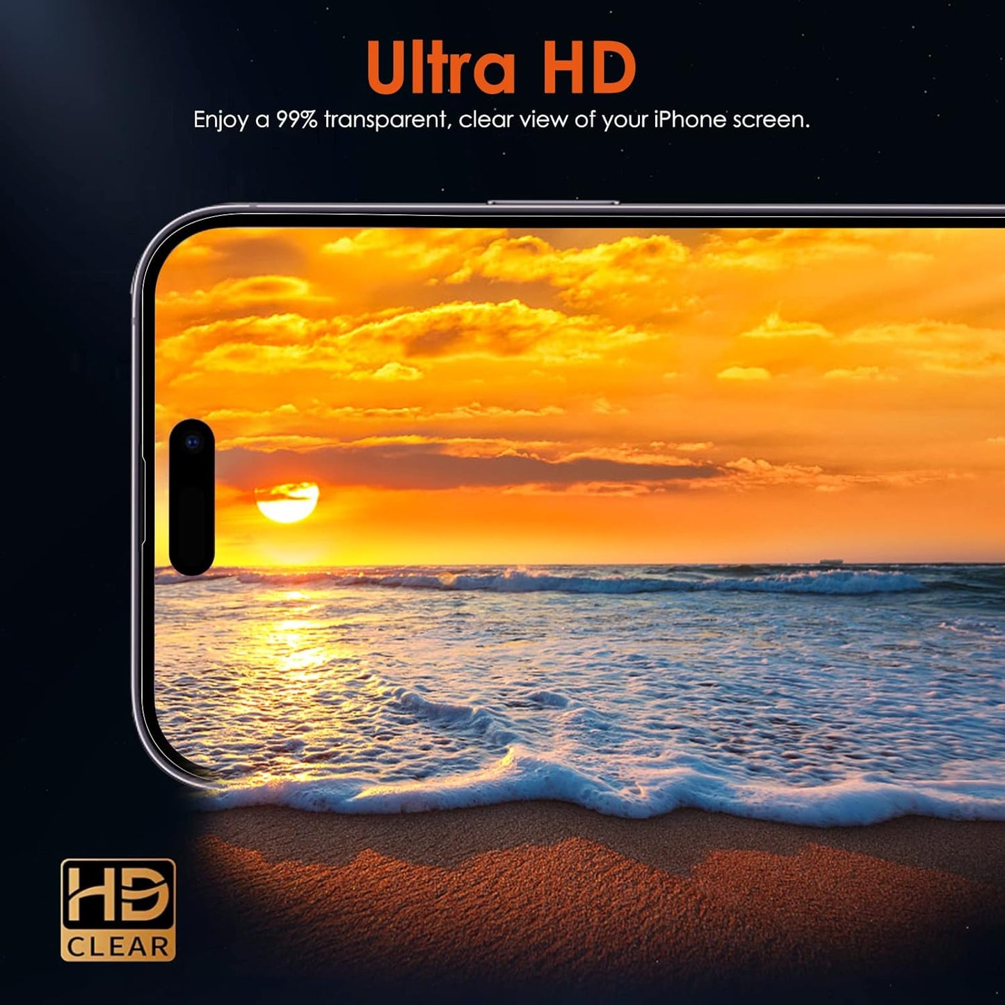 [3 Pack] Hydrogel Film Screen Protector for iPhone 14 Pro/iPhone 14 (6.1 inch), Soft TPU Transparent Protective Screen Protector Film (Not Tempered Glass)