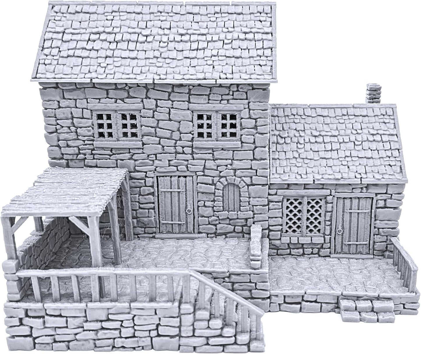 Stonestreet Baker by Printable Scenery, 3D Printed Tabletop RPG Scenery and Wargame Terrain 28mm Miniatures