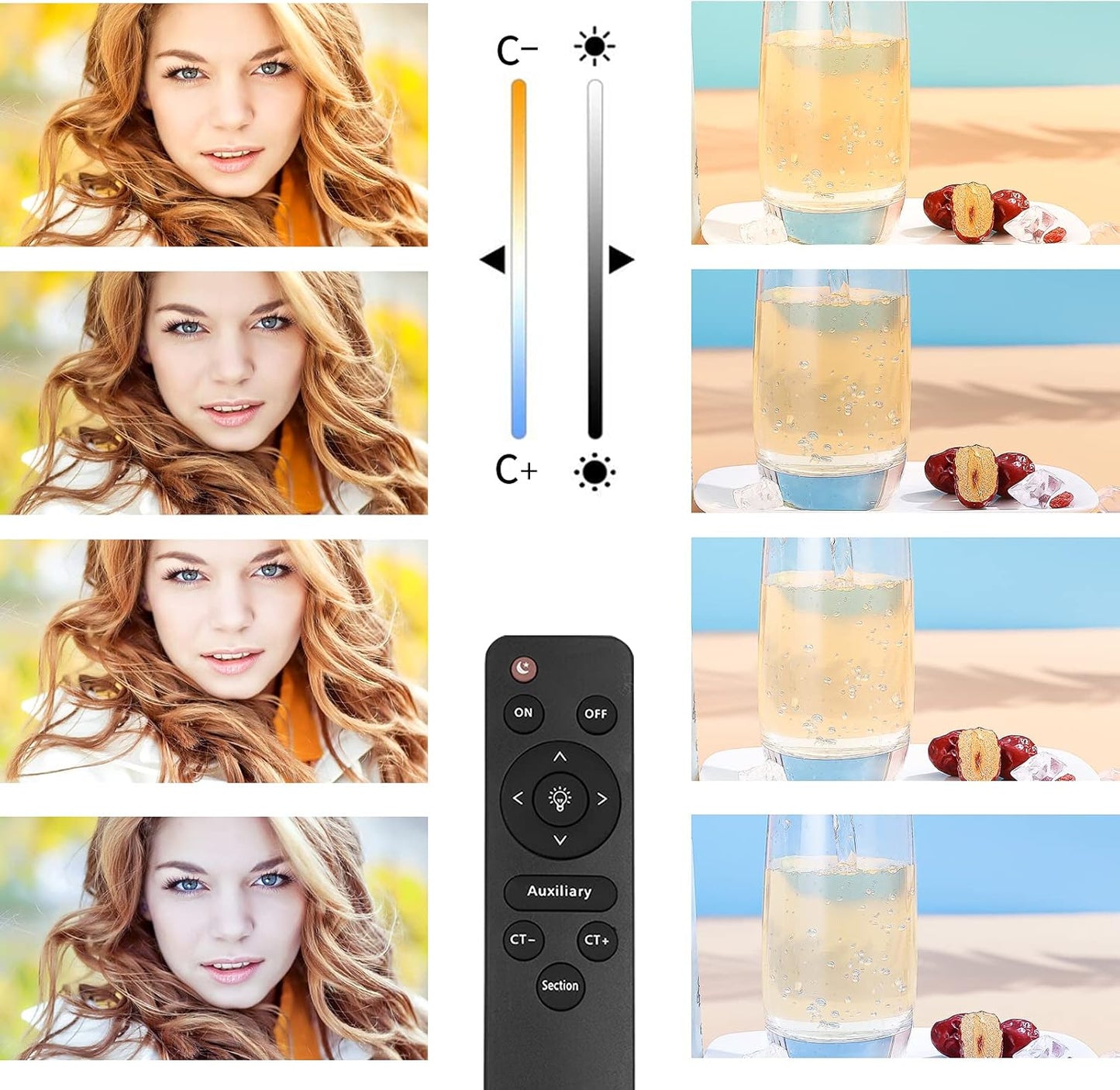 BEIYANG 2Pack 85W Photography Light Bulb for Softbox Lighting Kit Photography Soft Box Studio 6000K Bulbs LED Lighting, Remote Set