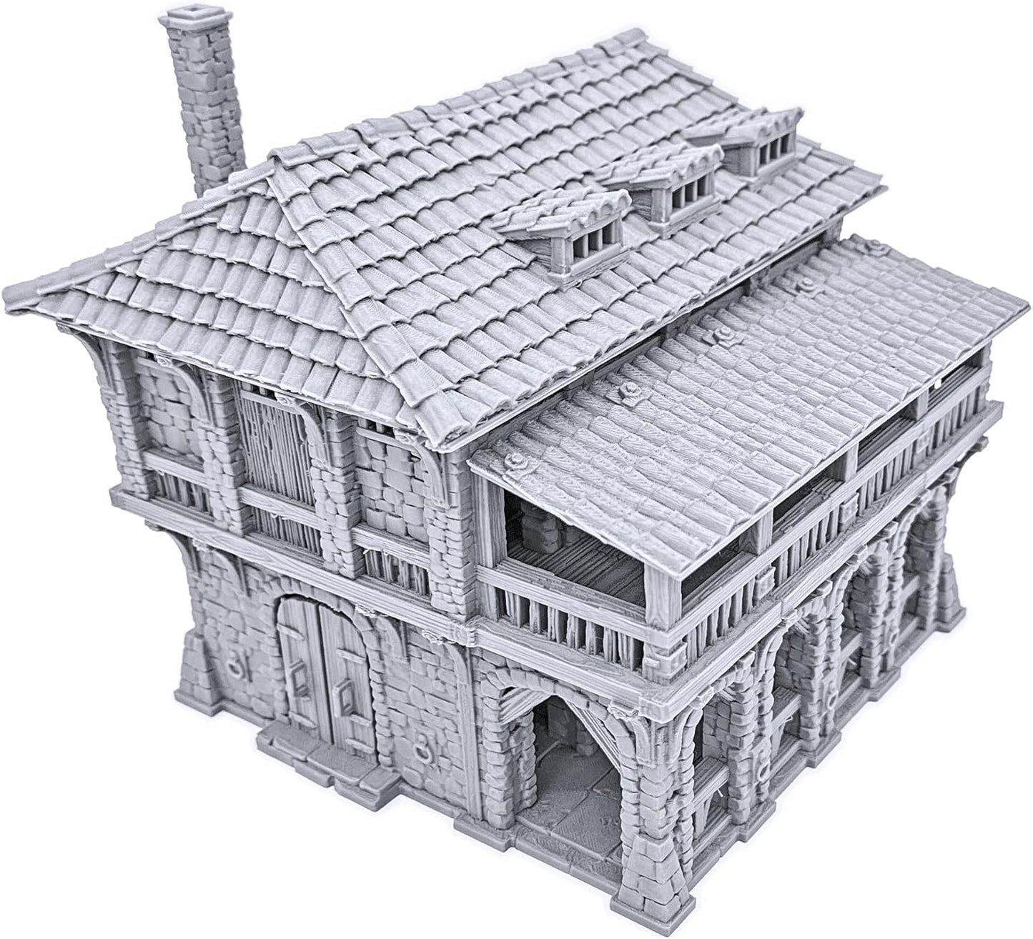 The Warehouse by Printable Scenery, 3D Printed Tabletop RPG Scenery and Wargame Terrain 28mm Miniatures
