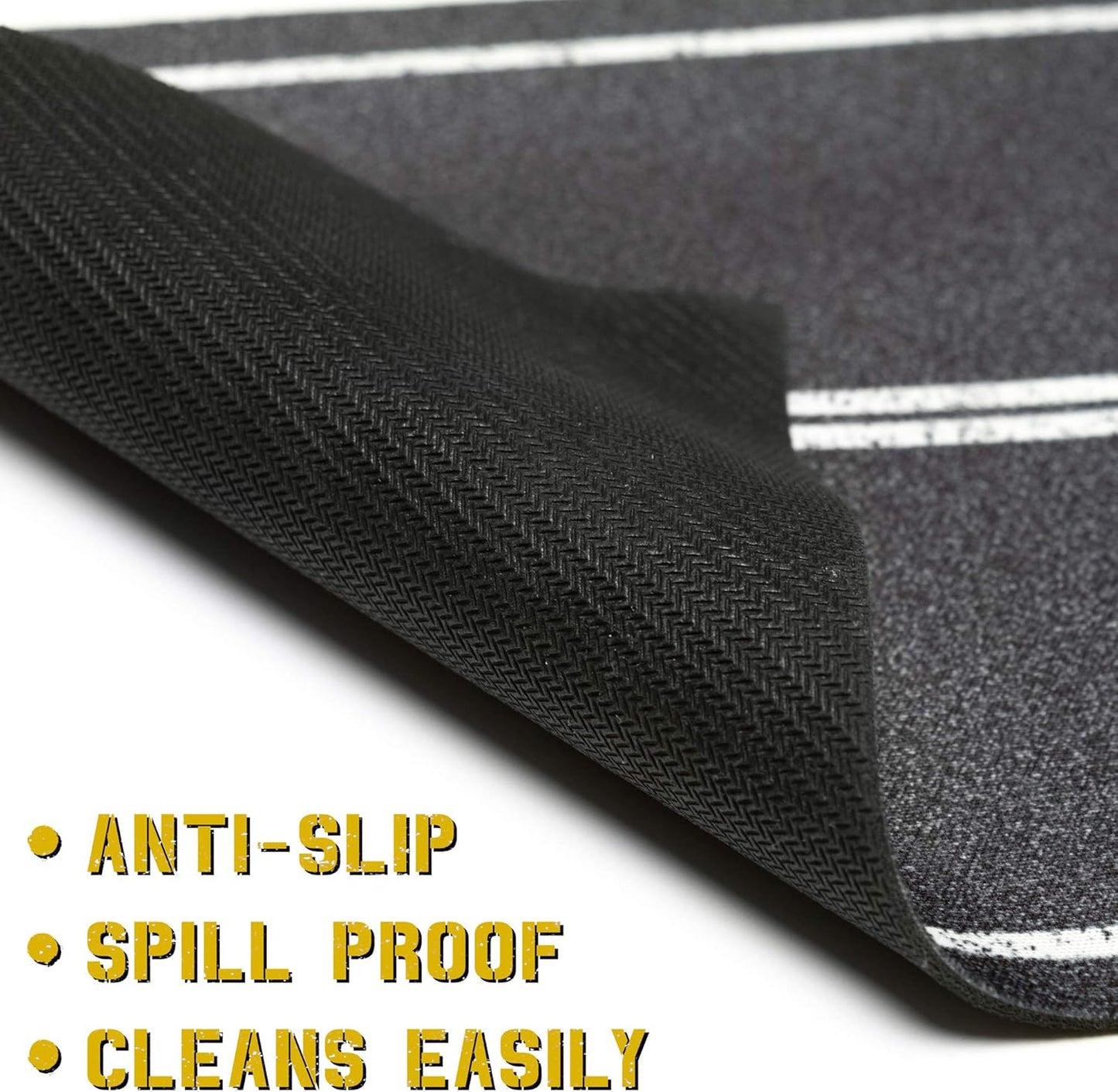 Stratagem Neoprene Tabletop Miniature Scenery|Wargaming Street Terrain for RPG, Modular Strategy Battlemat|13ft of Streets