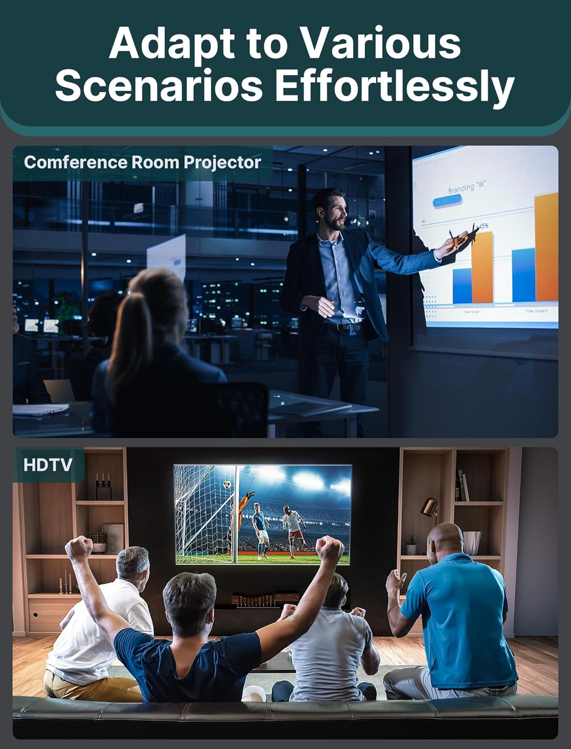 JSAUX 4K DisplayPort to HDMI Adapter 1Pack, DP PC to HDMI Monitor Converter Video UHD 2K@120Hz,4K@30 DP to HDTV Male to Female Uni-Directional Adapter Compatible with Dell, Lenovo, HP,GPU, AMD -Red