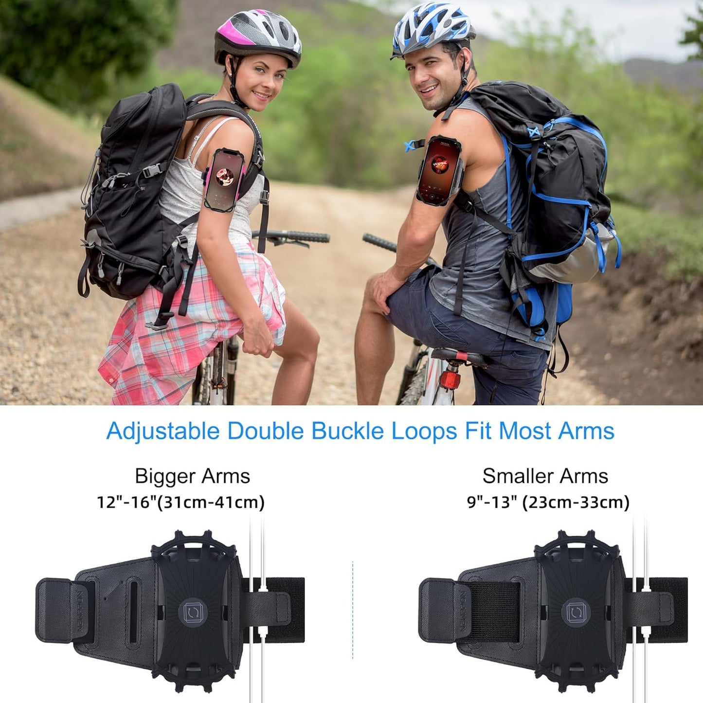 10 Pack Cell Phone Holder Armband - Reflective & Adjustable Wristband Strap Arm Bands Case Compatible with iPhone 16 15 14 13 12 Mini Pro Max Plus Samsung Galaxy Pixel for Workout Exercise Sports