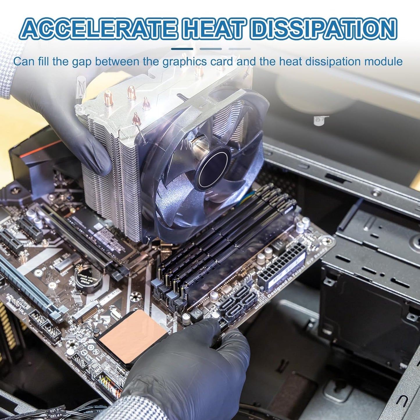 PATIKIL Copper Heatsink Pad Shims, 24 Pcs 15x15x1mm Copper Pad Shim IC Chipset GPU CPU Thermal Heatsink for Cooling Laptop Desktop Computer