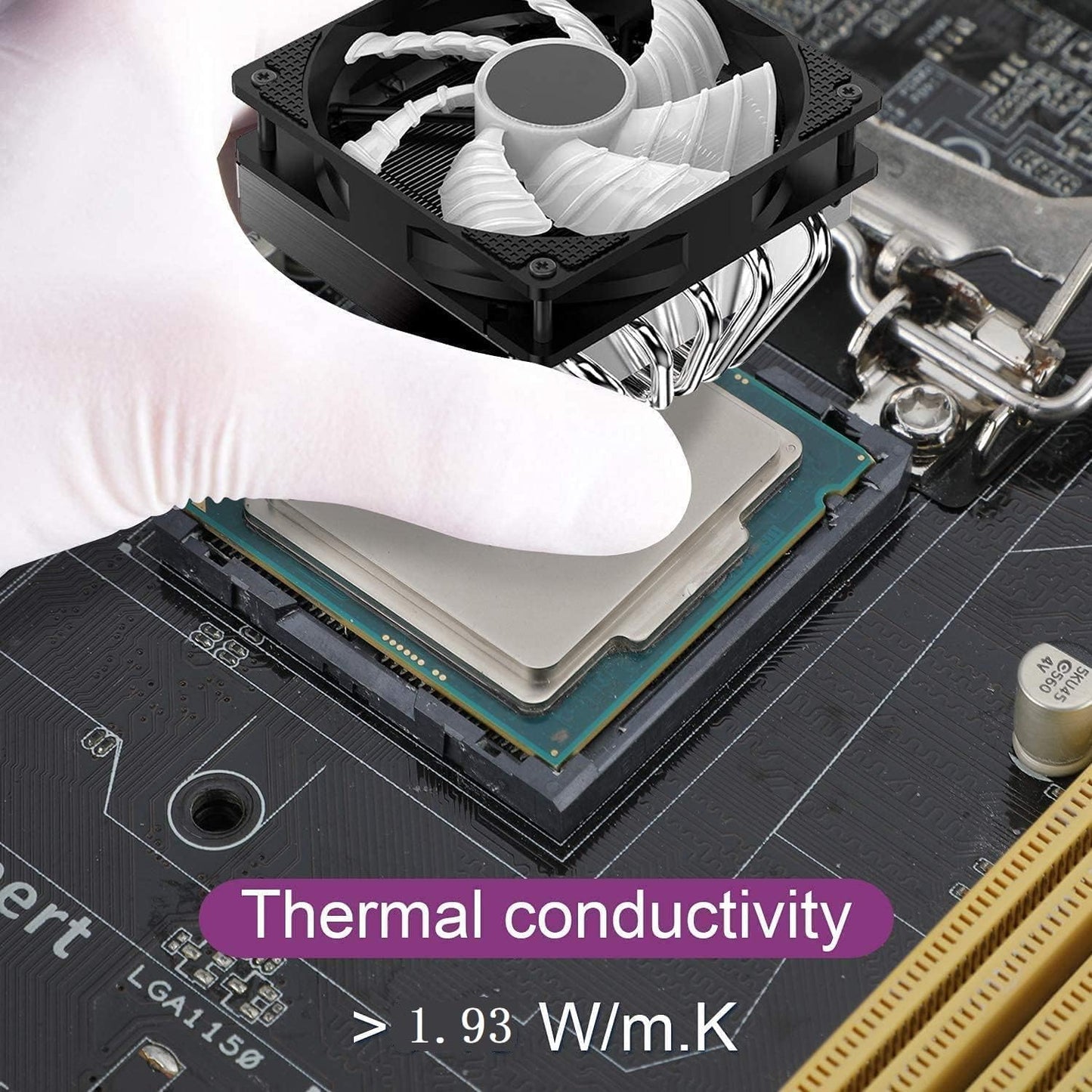 HY510-30PCS(1PCS-1g) CPU Thermal heatsink Paste Silicone Grease Compound Carbon Based High Performance Non-Conductive for pc CPU gpu PS4 30 Gram