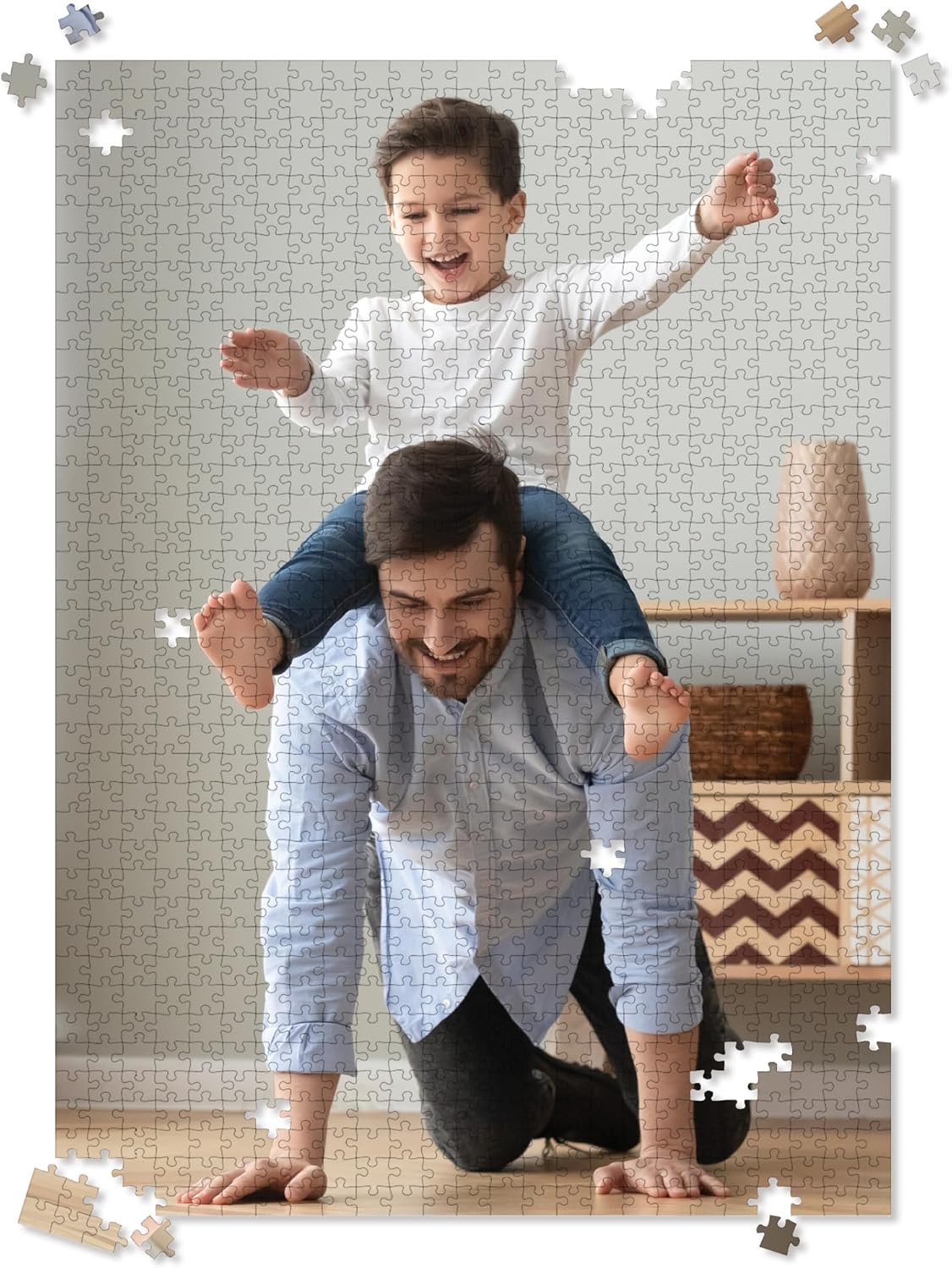 Photo Personalized Puzzle for Father's Day - 1000 Piece - I See Me! (Vertical/Portrait)