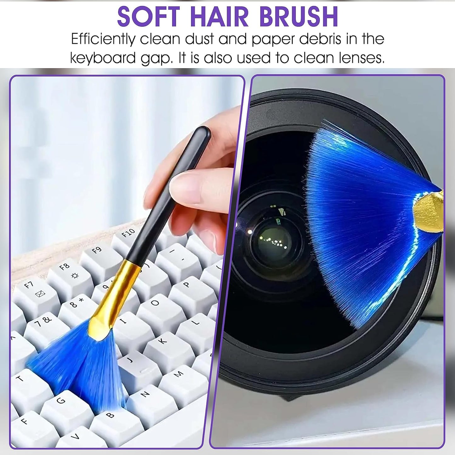 Swanky Computer Screen Cleaner Kit: Set of Electronic Cleaner Spray Microfiber Cleaning Cloth for TV, iPad, iPhone, Monitor, Laptop (17 Oz, 4-Pack)