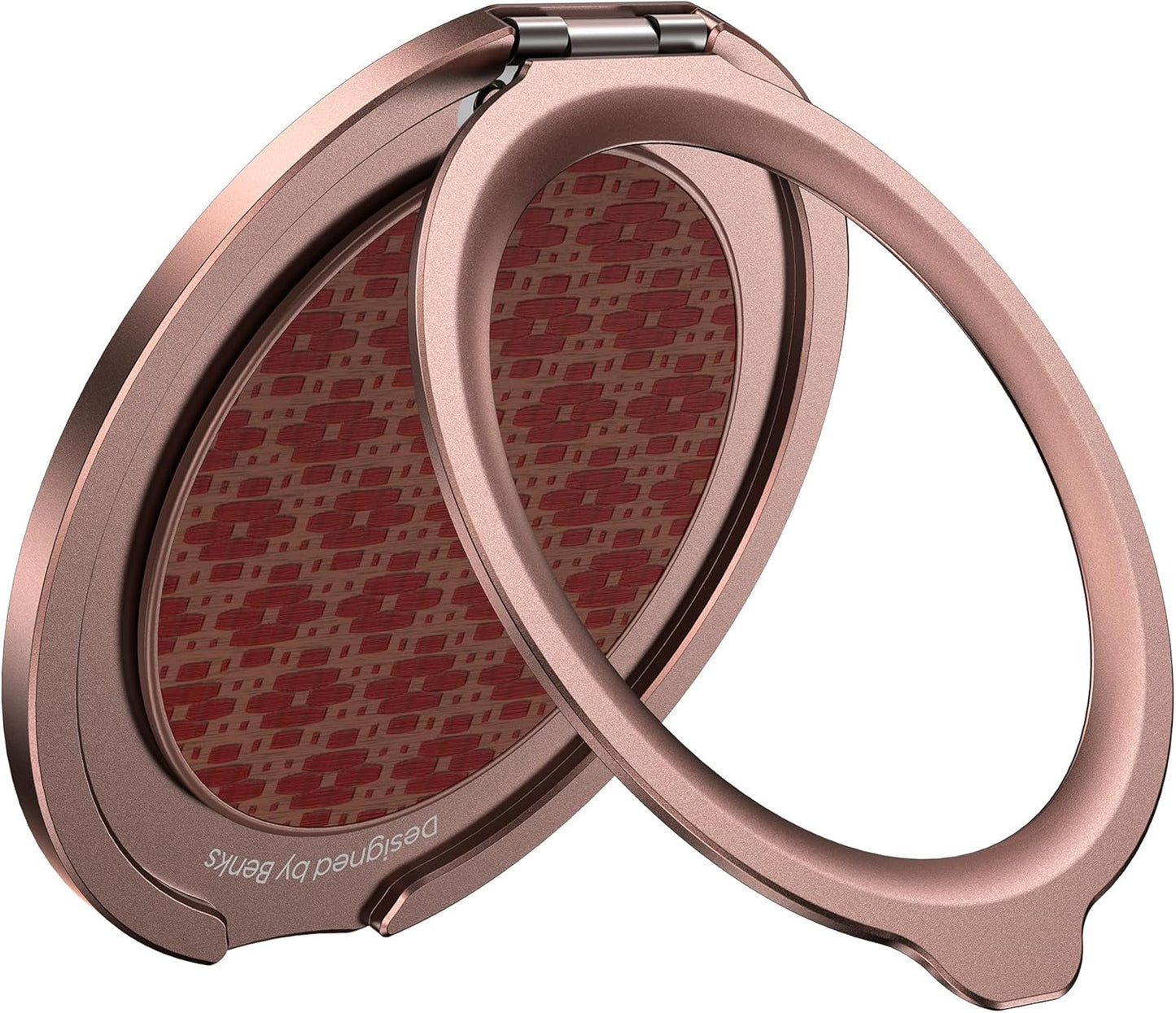 BENKS ArmorPop Magnetic Phone Grip & Stand for MagSafe, 360° Rotation Adjustable Phone Ring Holder for iPhone 17/16/15/14/13/12 Series, Durable Kevlar Design