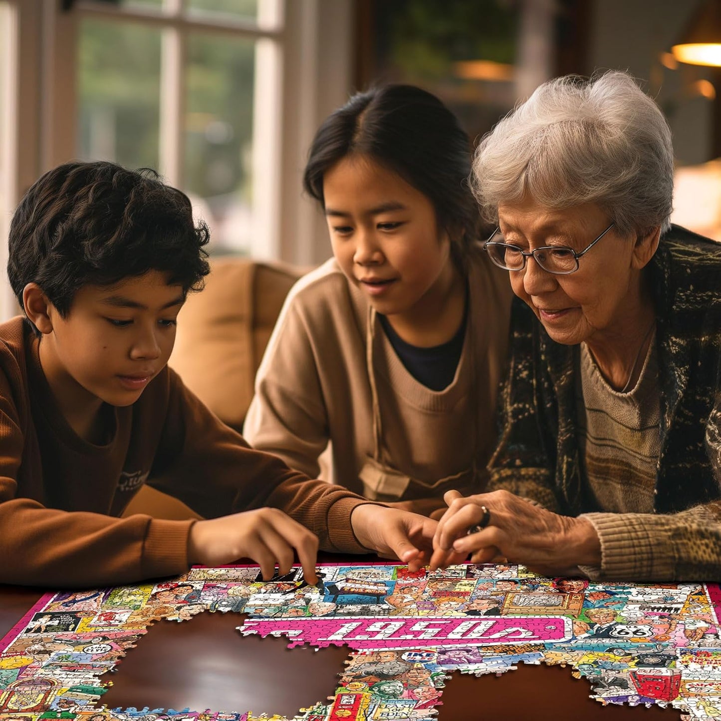 White Mountain Puzzles The 1950s - 1000 Piece Jigsaw Puzzle