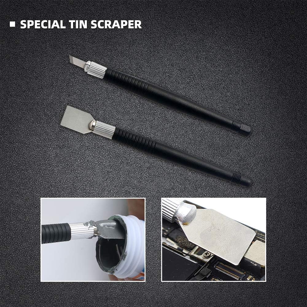 18 in 1 Electronics Repair Tool Kit, Precision Screwdriver Set, Opening Pry Tool Kit and Screen Opening Pliers with Portable Bag for Repair Mobile Phone, Laptop, Tablets, Watch