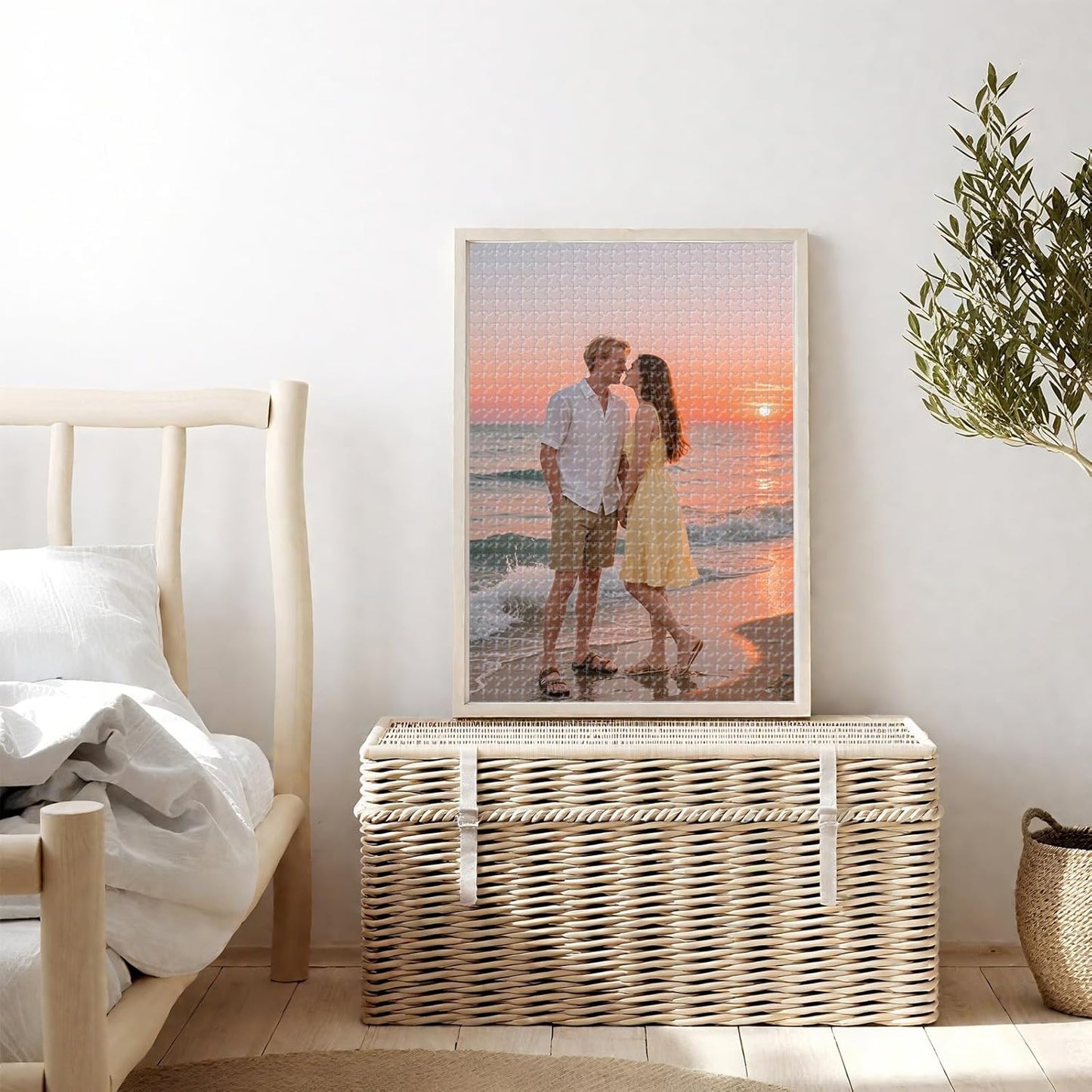 Custom Photo Puzzle – Personalized 1500 Piece Jigsaw Puzzle from Your Photo – Perfect Puzzle Gift for Families, Pets, Weddings, Anniversaries, Adults & Couples(1500-vertical)