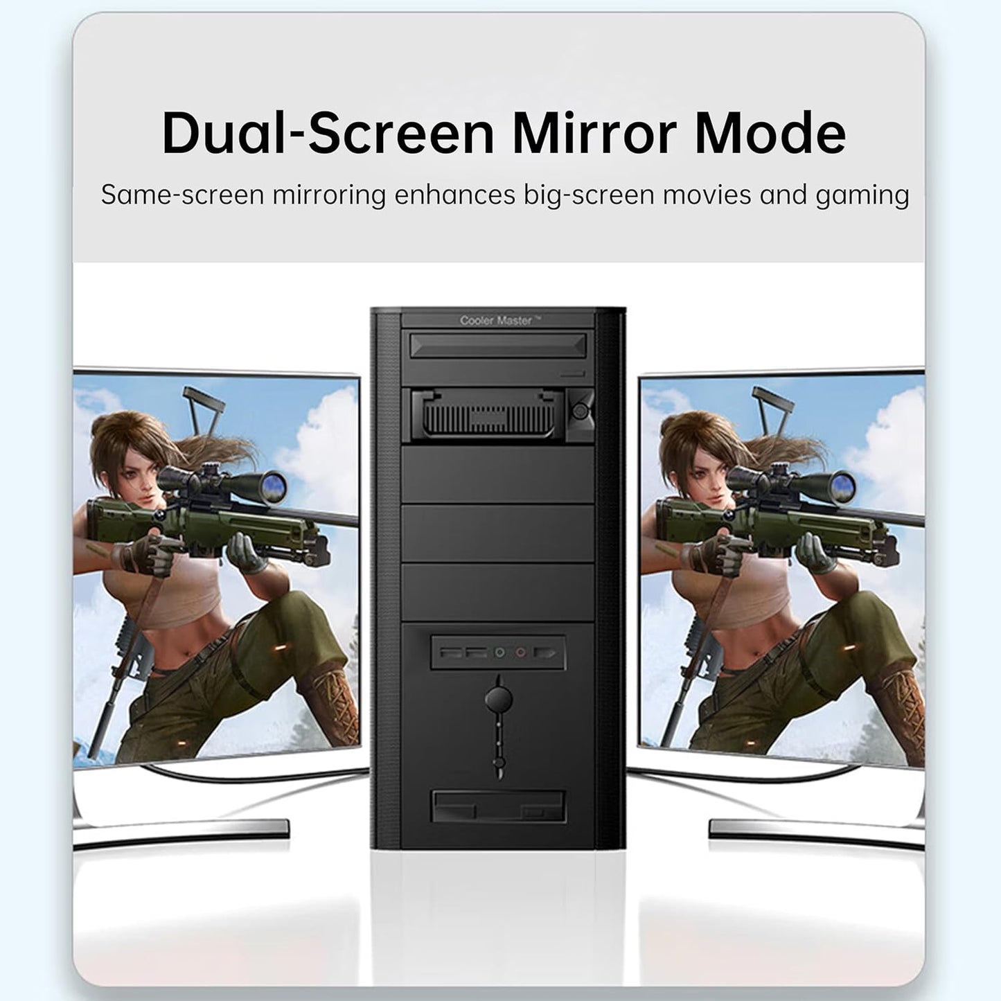 DVI to VGA Cable 6ft/1.8m [DVI-I 24+5 Pin Male to VGA Male] - Gold-Plated Connector for PC, Monitor, Projector - Compatible with Desktop, Laptop, GPU