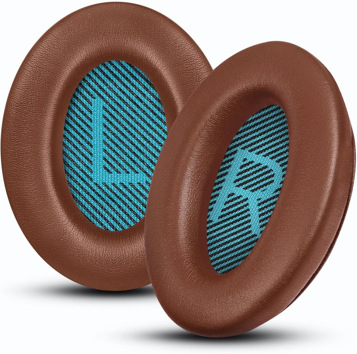 Headphones Replacement Ear Pads, Protein Leather earpad Cushions for Bose AE2/QC15/QC25 Headphones, Replacement Earpads, Softer Memory Foam - Brown