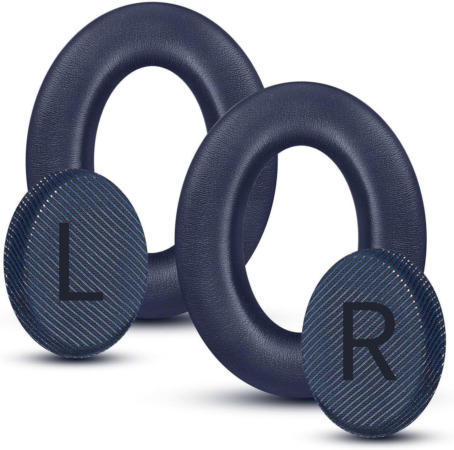 Headphones Replacement Ear Pads, Protein Leather earpad Cushions for Bose Quiet Comfort QC35 Headphones, Replacement Earpads, Softer Memory Foam - Navy Blue