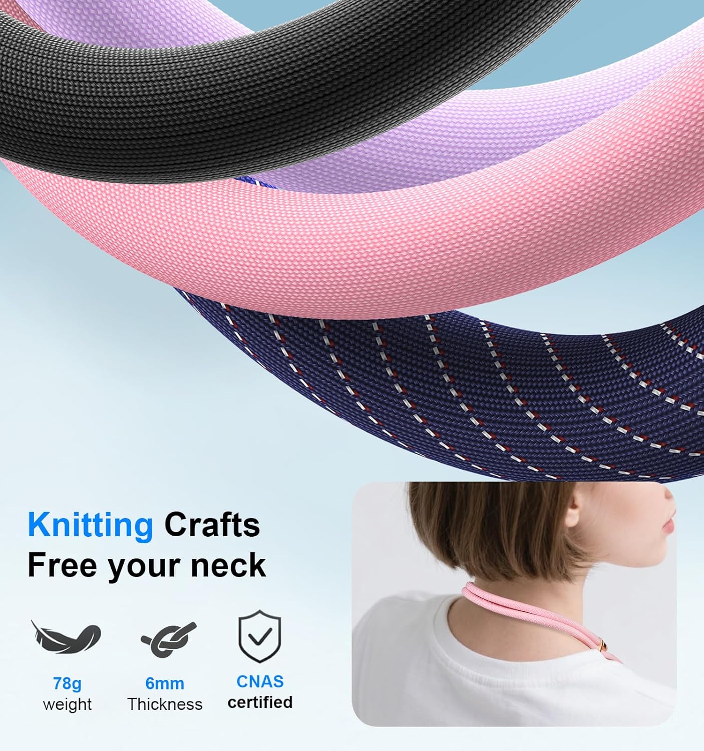 memumi 3 in 1 Universal Adjustable Phone Lanyard, Crossbody Neck Wrist Strap for All Smartphones, Anti-Theft Secure Lanyard