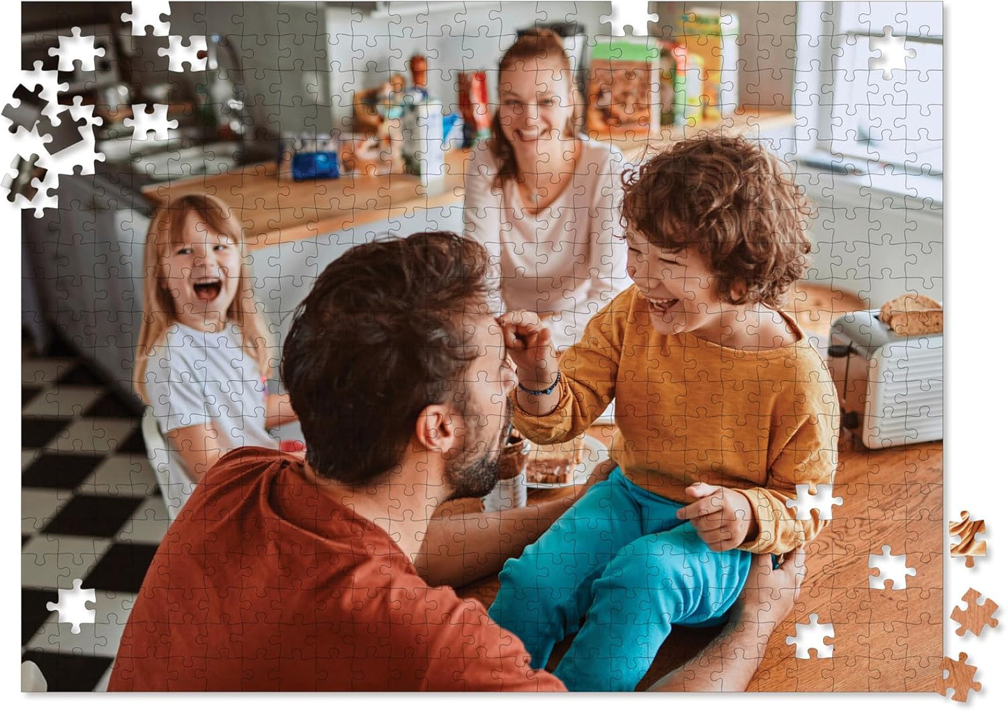 Photo Puzzle, Pet, Wedding, Family Reunion Puzzle - 500 Piece, Custom Jigsaw Puzzle for Adults (Horizontal/Landscape) - I See Me!