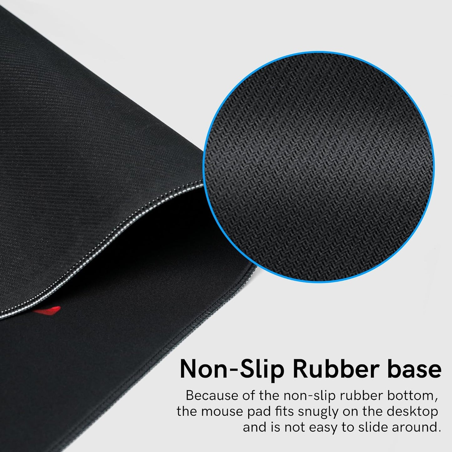 Large Gaming Mouse Pad for Desk, Black Plum Blossoms XXL Mouse Pad, 35.4x15.7 Inch, Waterproof, Non-Slip Rubber Base