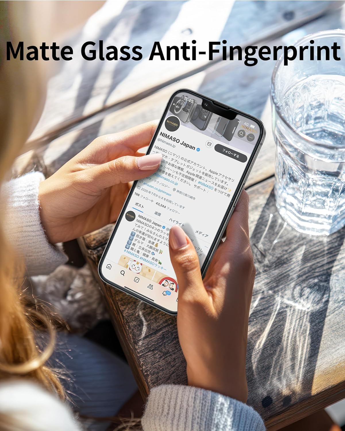 NIMASO for iPhone 16e/13 Pro/13/14 Screen Protector, 2 Pack Matte Tempered Glass Screen Protector for iPhone 16e, Anti-Glare, Anti-Fingerprint, Auto-Dust Removal, Instant Installation(6.1 inches)