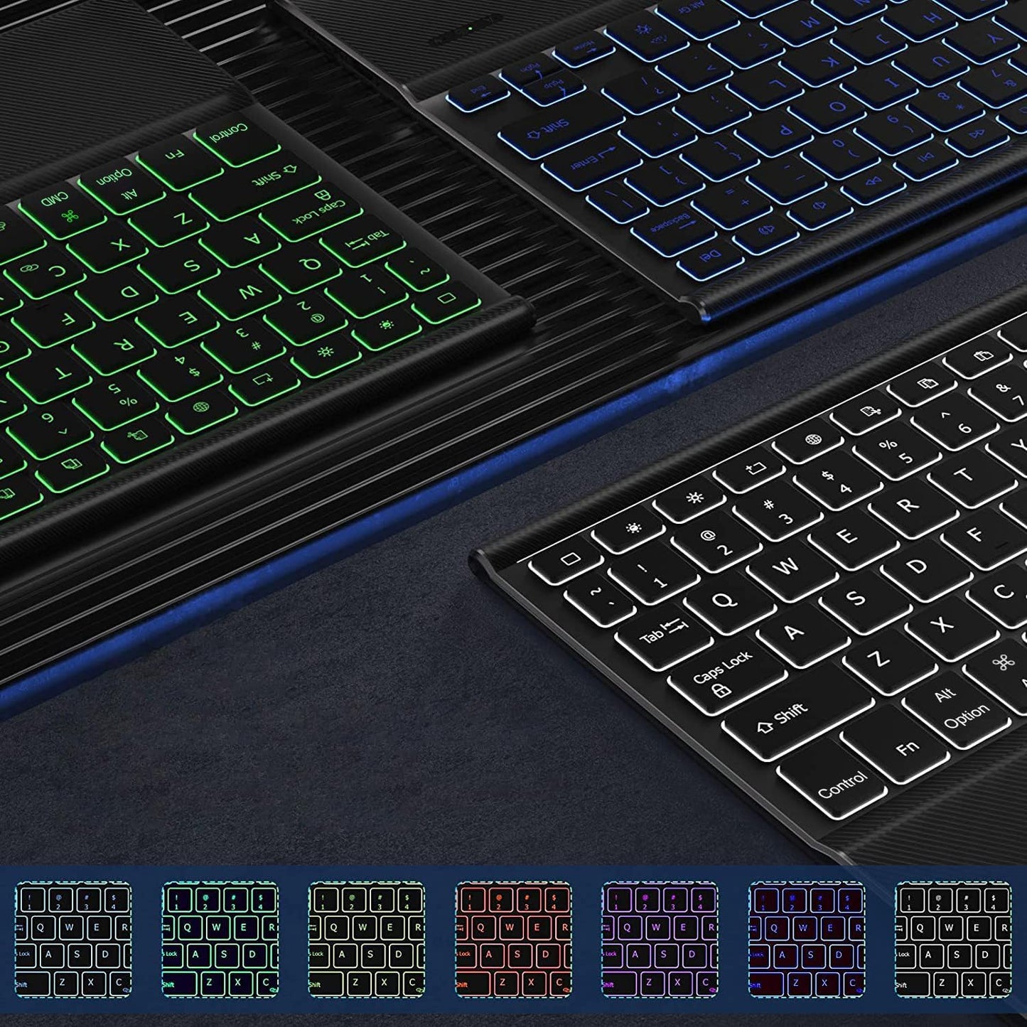 Sahara - Navigate Series Keyboard Case with Track Pad for iPad Air 13" (M2 2024/M3 2025), Black, (TB00418)