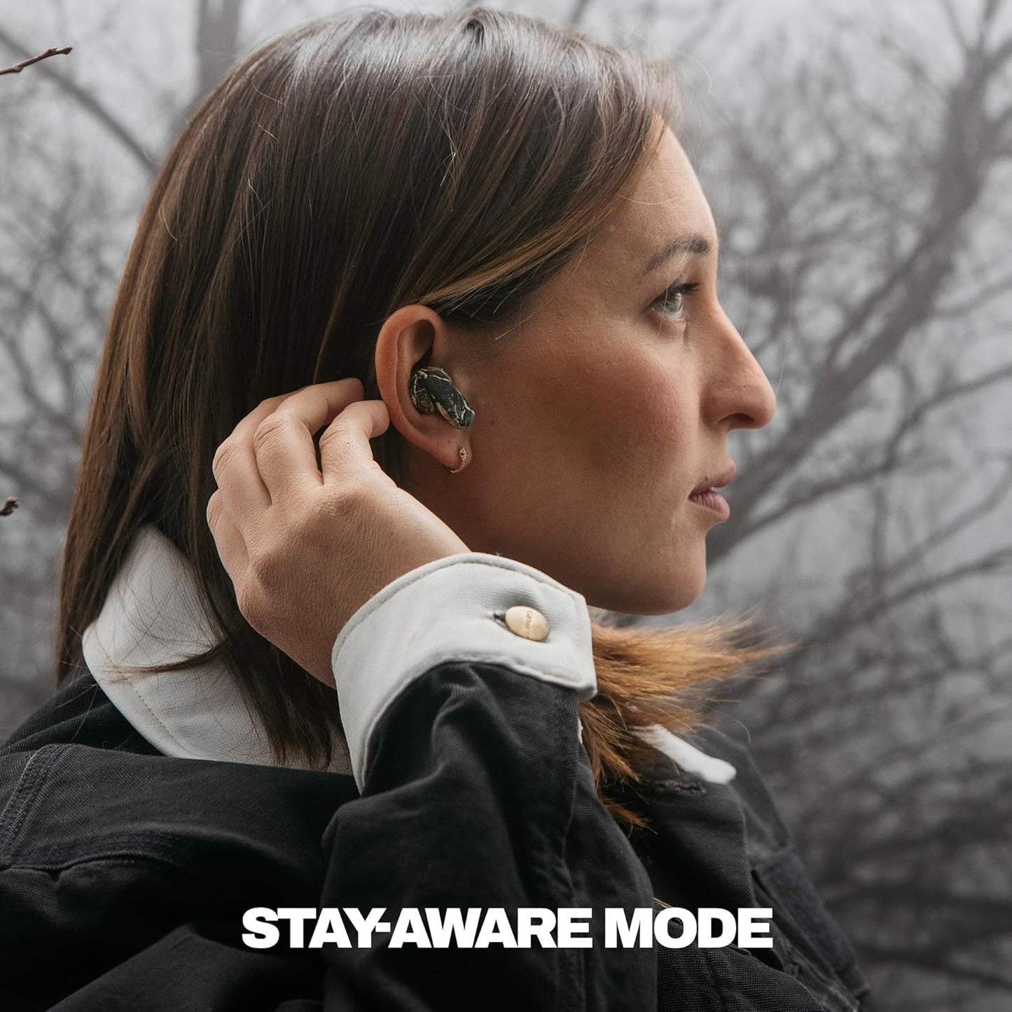 Skullcandy Dime Evo Wireless Earbuds, Bluetooth Headphones, Noise Isolating Fit, Up to 36 Hours Battery, Microphone for iPhone Android, Easy Carry with Clip-Anywhere Case - Realtree Edge Colors Black