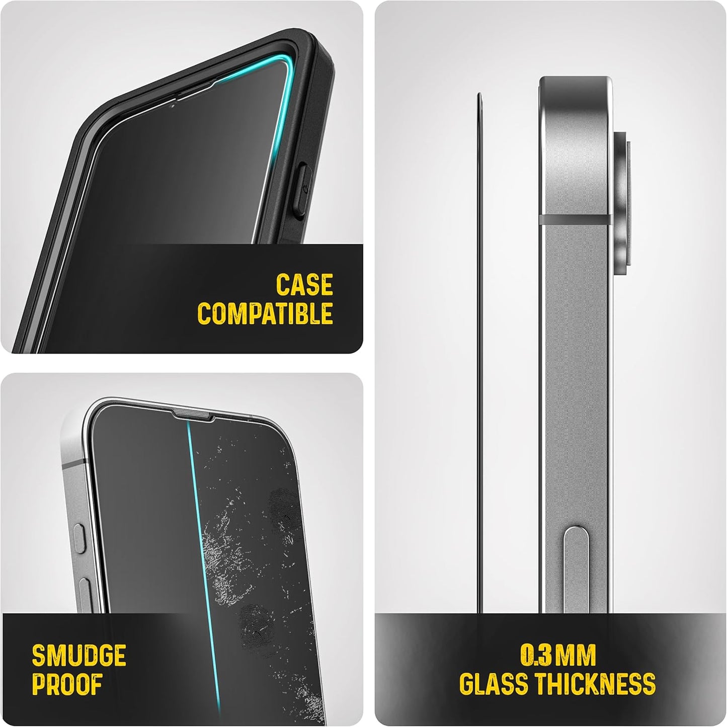 magglass Matte Screen Protector for iPhone 16e Anti Glare, Fingerprint and Scratchproof Tempered Glass (Easy Applicator Included)