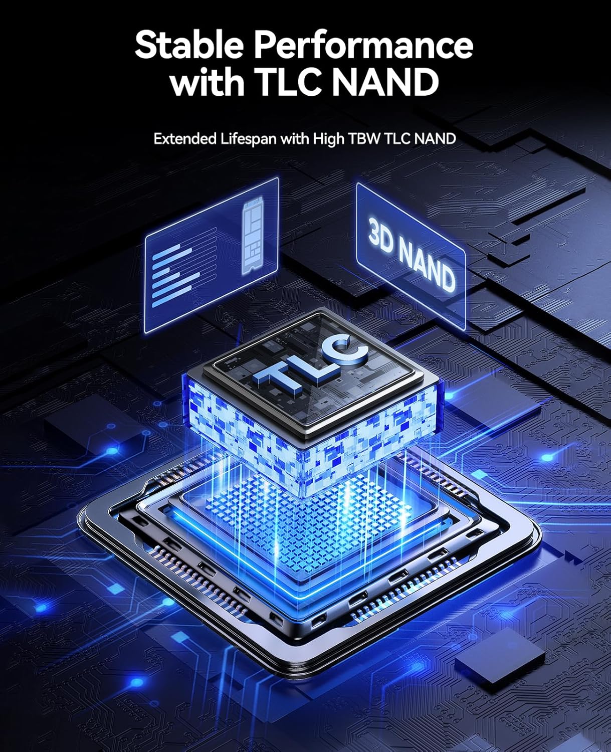 ORICO OS5 2TB M.2 SSD for PS5 Storage Expansion, M.2 PCIe 4.0 NVMe Gaming SSD with TLC NAND, 7450MB/s Read, Pre-Installed Heatsink Designed for PS5 Airflow, Ready for Direct Installation