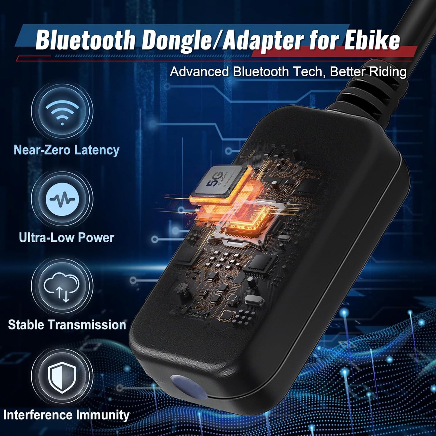 Bluetooth Dongle/Adapter for Ebike Compatible with Fardriver Controller Programming Module, for Computers Tablets & FarDriver Programmable Bluetooth Network Adapter