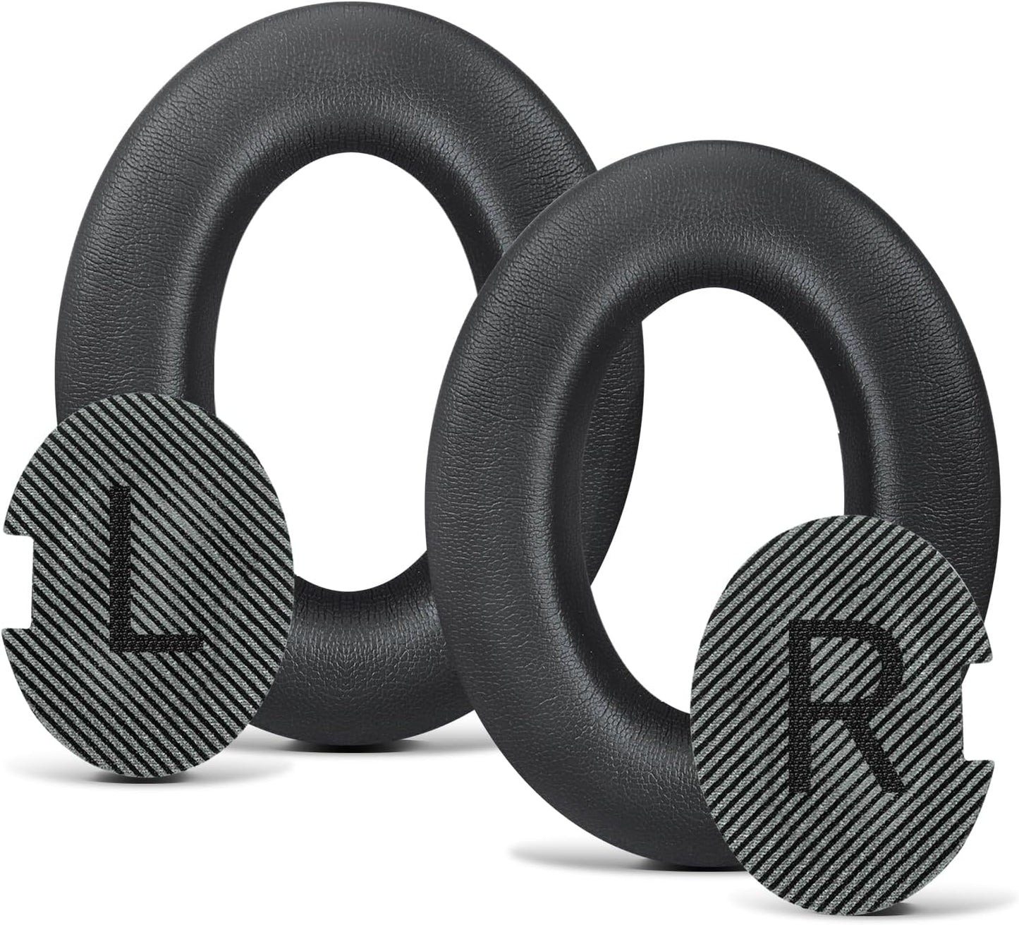 Headphones Replacement Ear Pads, Protein Leather earpad Cushions for Bose AE2/QC15/QC25 Headphones, Replacement Earpads, Softer Memory Foam - Black