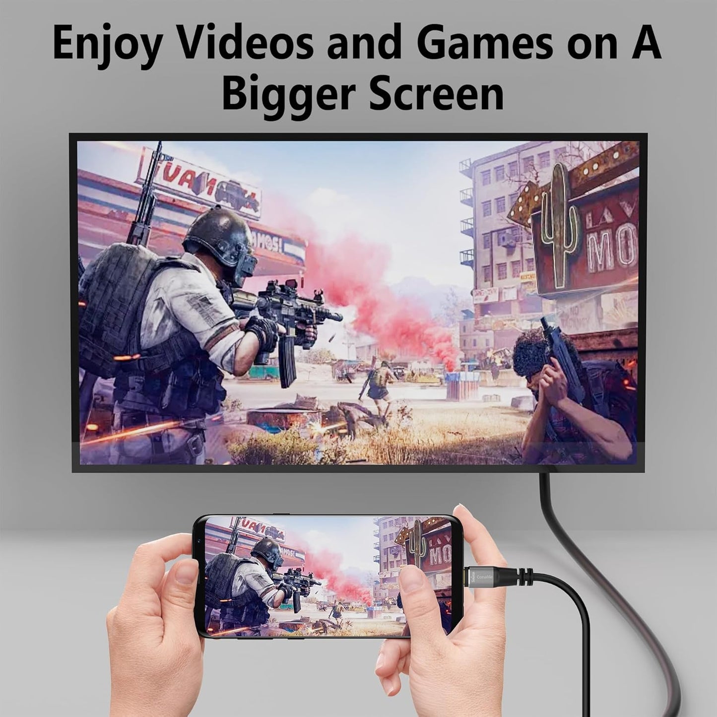 4K USB C to DVI Cable 10FT, USB Type-C to DVI-D Adapter Cord, (Thunderbolt 3/4) Compatible with iPhone 16/15 Series, MacBook Pro/Air, iPad Pro, iMac, Galaxy S24, XPS, Surface Book 3 and More, Real 4K