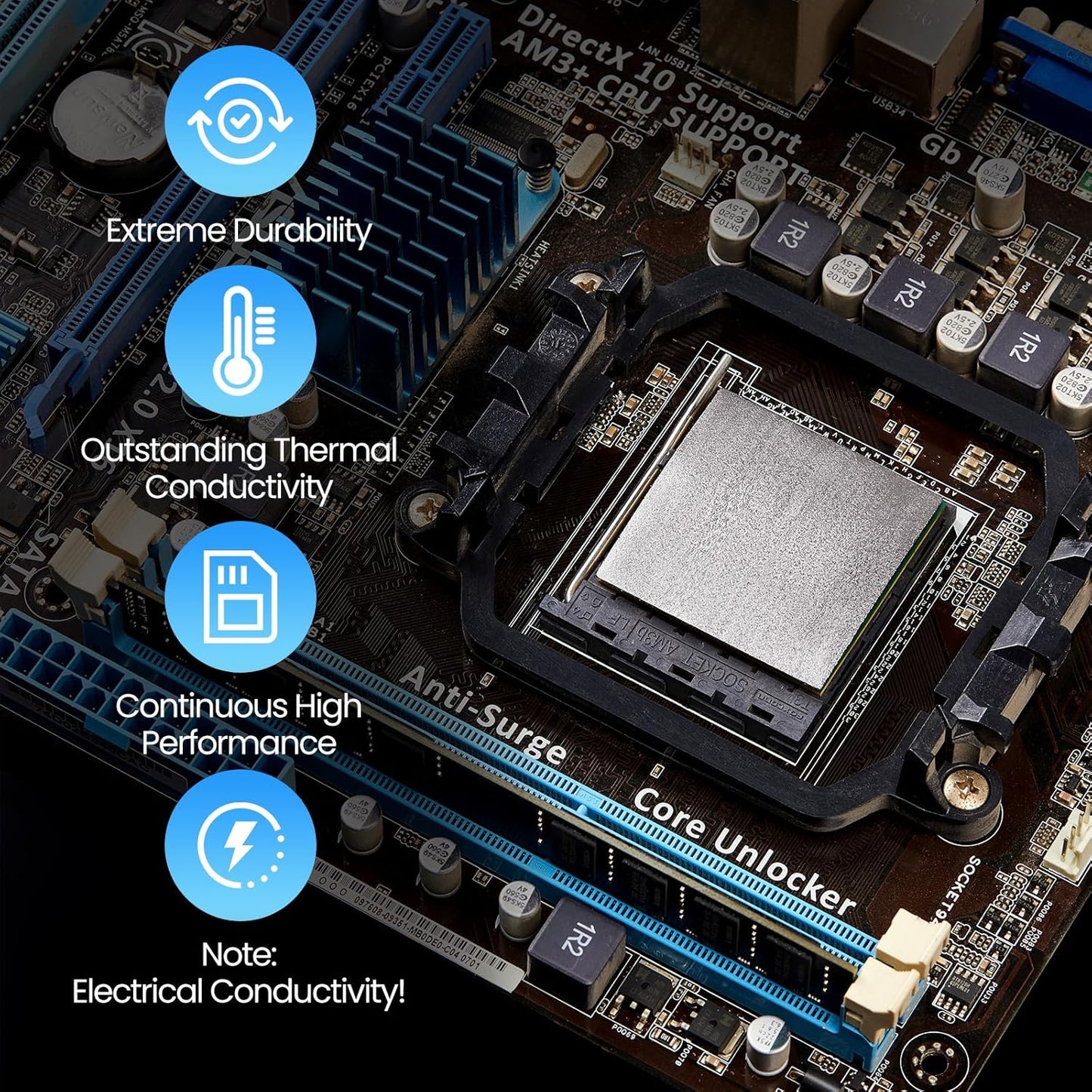 Thermal Pad,29 * 25 * 0.2mm,Graphene Thermal Pads for GPU/CPU/SSD/Electronics - Highly Efficient, Compressible (29 * 25mm)