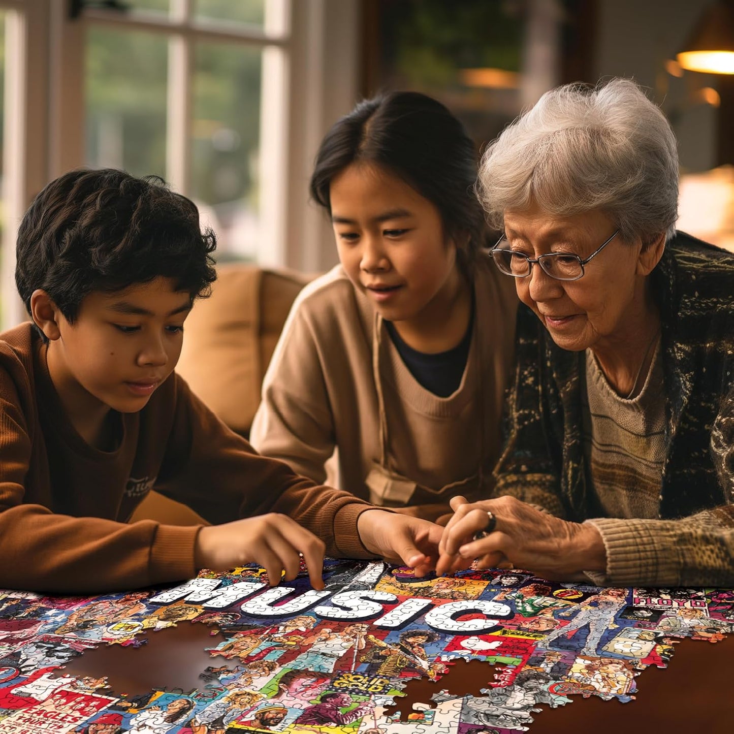 White Mountain Puzzles Music - 1000 Piece Jigsaw Puzzle