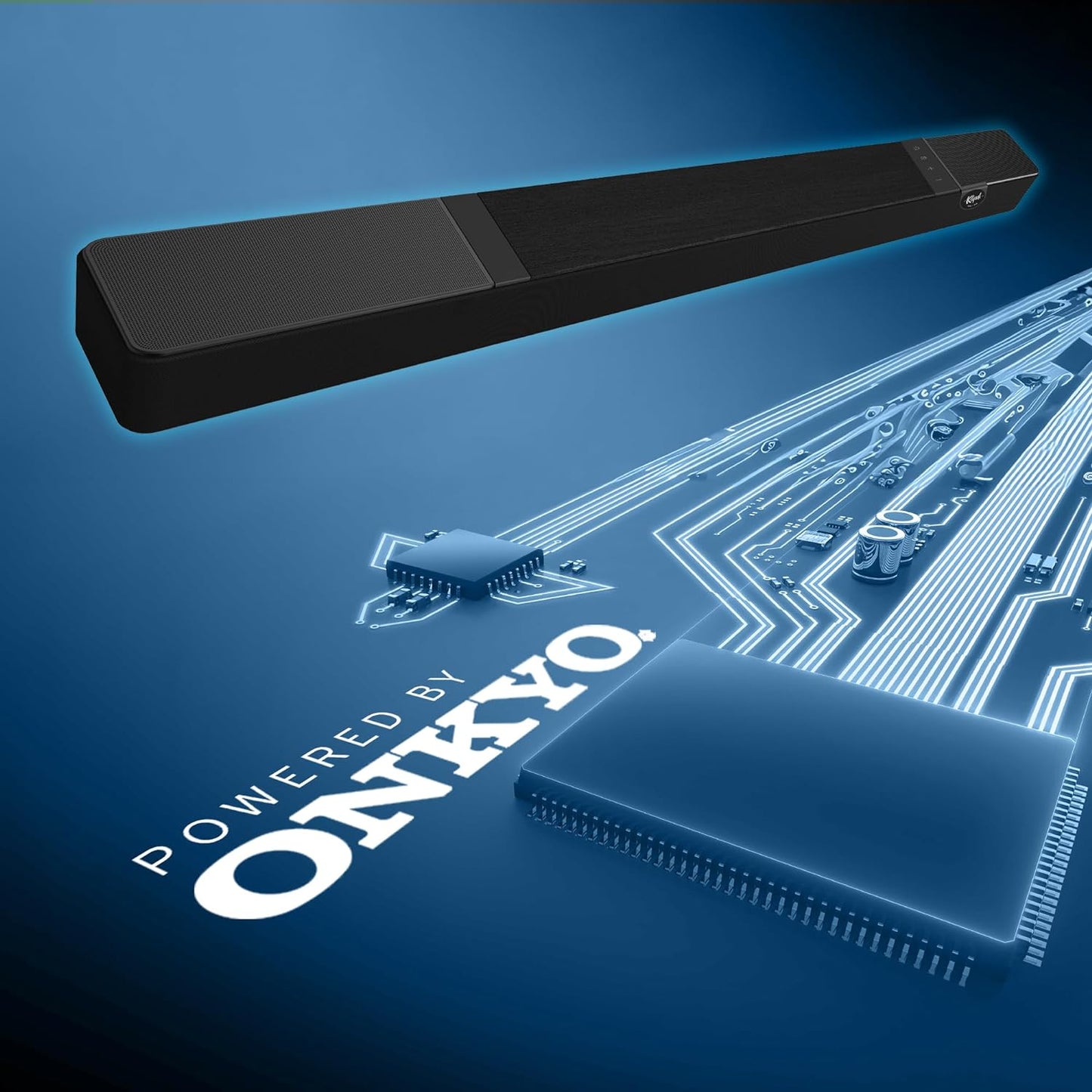 Klipsch Flexus CORE 200 3.1.2 Channel Powered by Onkyo Bluetooth Sound Bar with Dolby Atmos and Custom Tuned Bass - Black