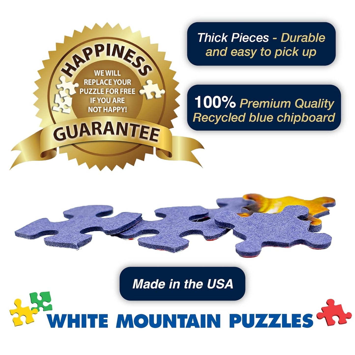 White Mountain Puzzles The Games We Played - 1000 Piece Jigsaw Puzzle