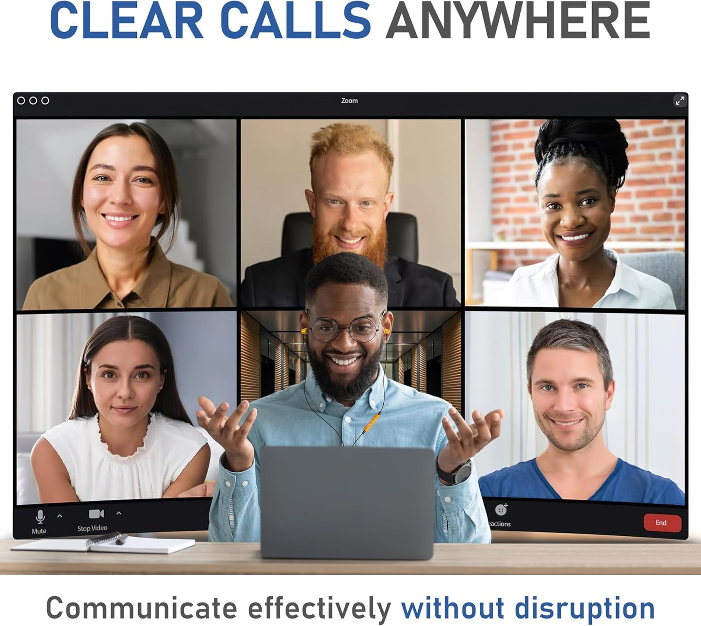 LUDOS OMNITONE Wired Earbuds in-Ear Headphones, 5 Year Warranty, Earphones with Microphone, 3.5 mm Jack Corded Ear Buds, Videoconference for iPhone, Samsung, Laptop, Kids, School Students - Gold