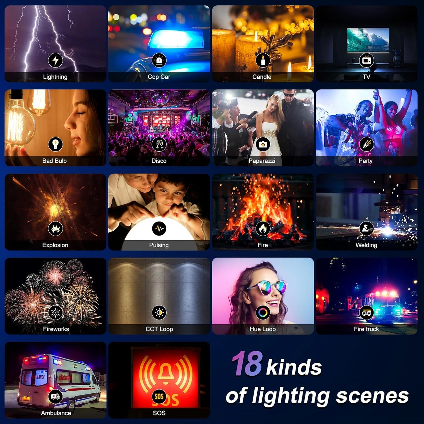 GVM RGB Photography Lighting Kits with 2 Softboxes, 680RS 50W Studio Lights with Bluetooth Control, 2 Packs Video Light with 18 Lighting Scenes, led Panel Lights for Video Recording, 8500lux/0.5m